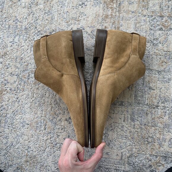 Mens\'s Zara Beige Suede Nubuck SideBuckle Ankle Boots Size 42 US 9 REF: 5603 202 main image 10